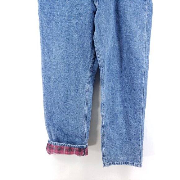 Gander Mountain Mens Size 42x32 Relaxed Fit Flannel Lined Jeans - Picture 6 of 11